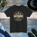 Camping Outdoors T-Shirt - Heavy Cotton Unisex Tee - DipaliZ