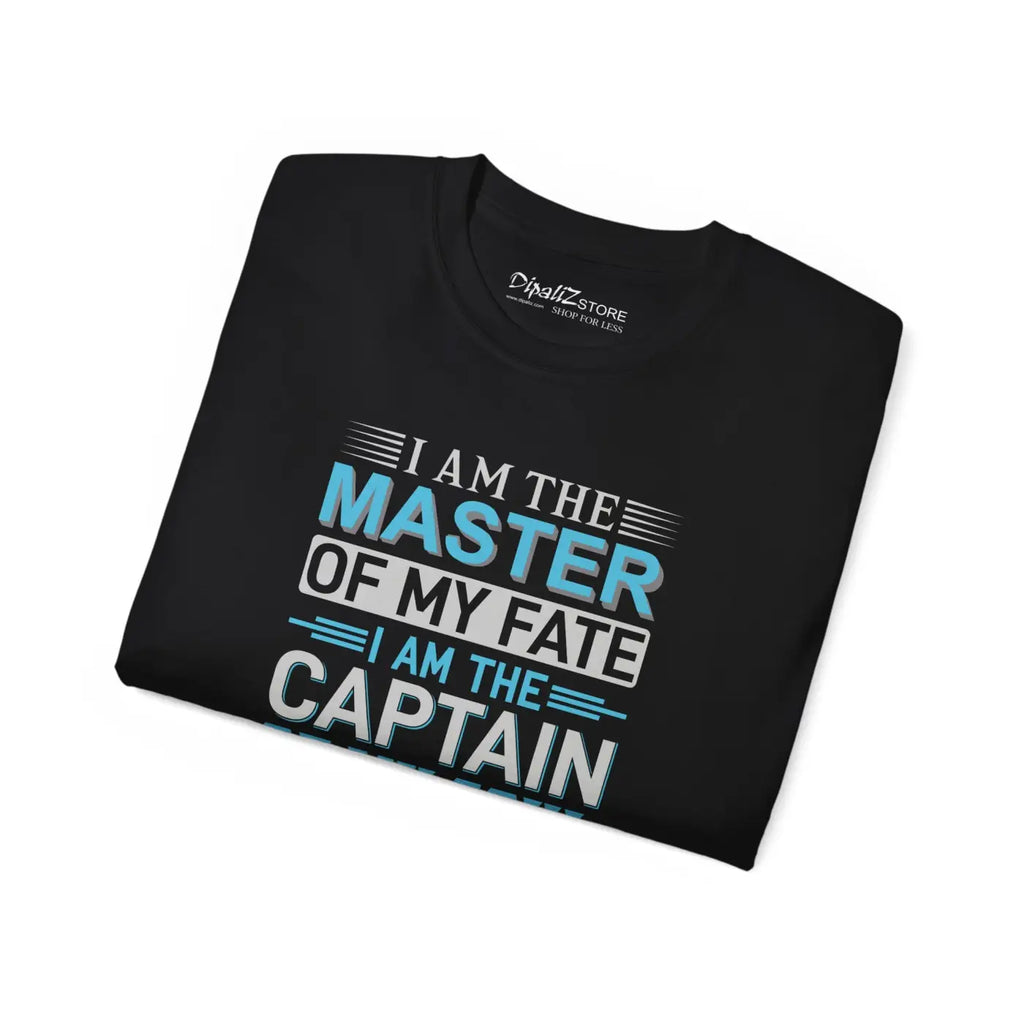 Master of My Fate Inspirational T-Shirt - Captain of My Soul - DipaliZ