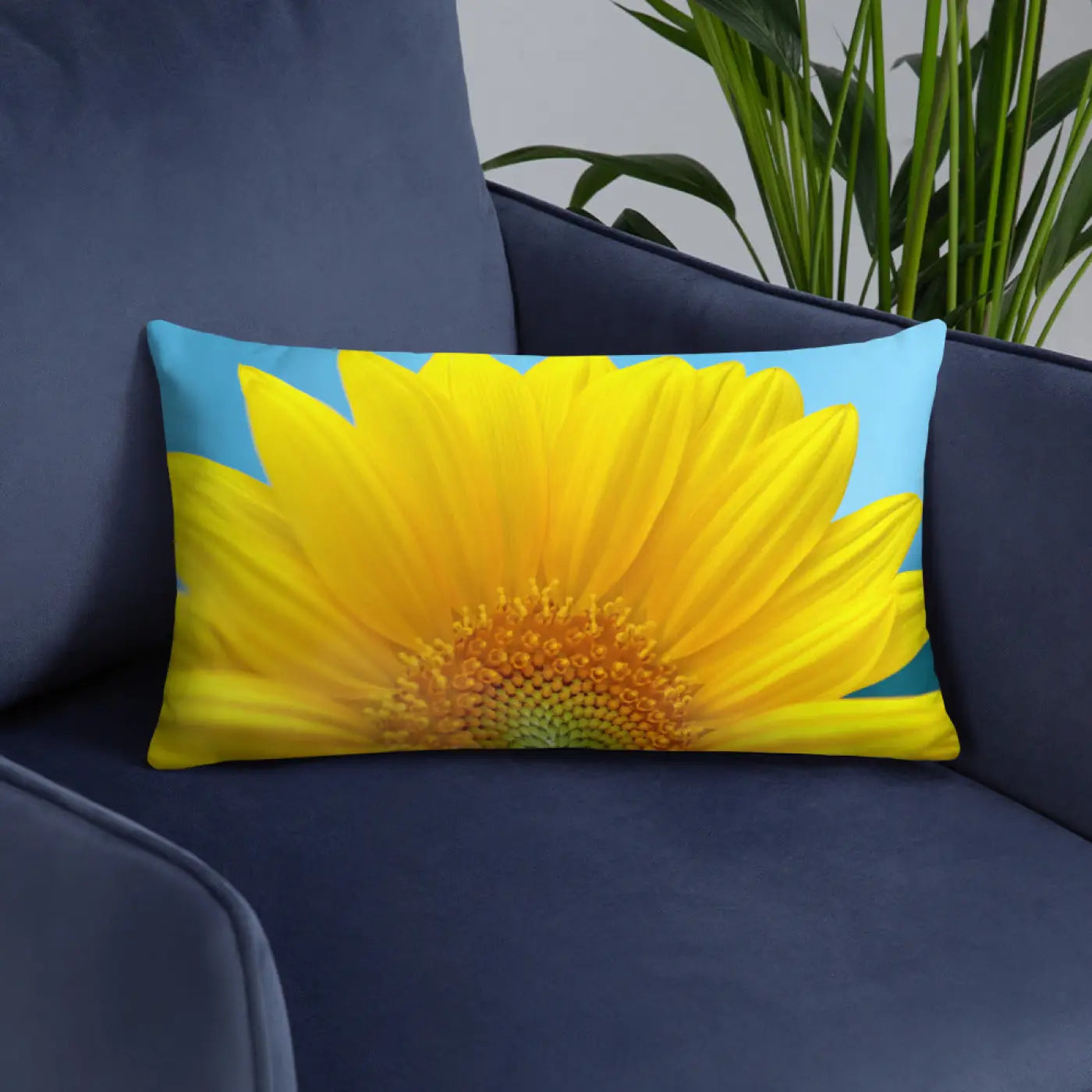 Sunflower Throw Pillow - Insert Included Shape Retaining - DipaliZ