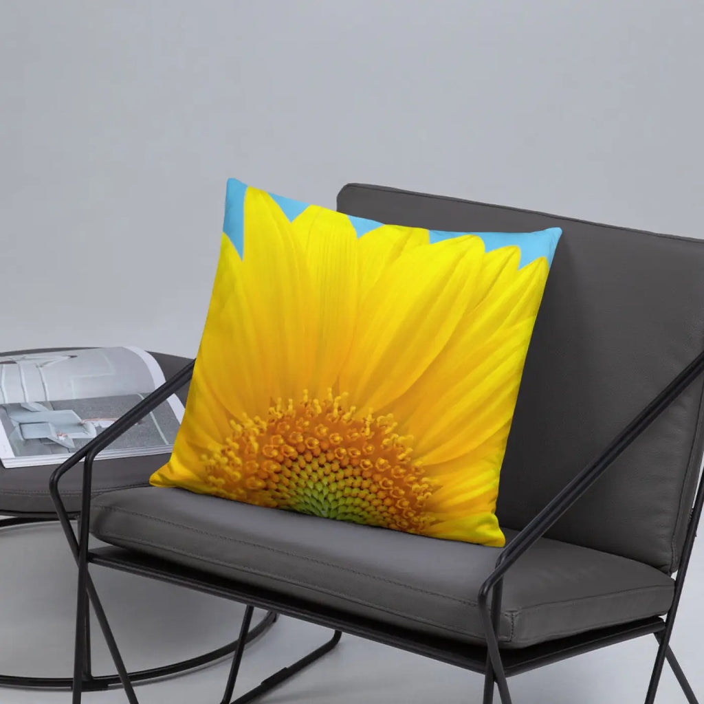 Sunflower Throw Pillow - Insert Included Shape Retaining - DipaliZ