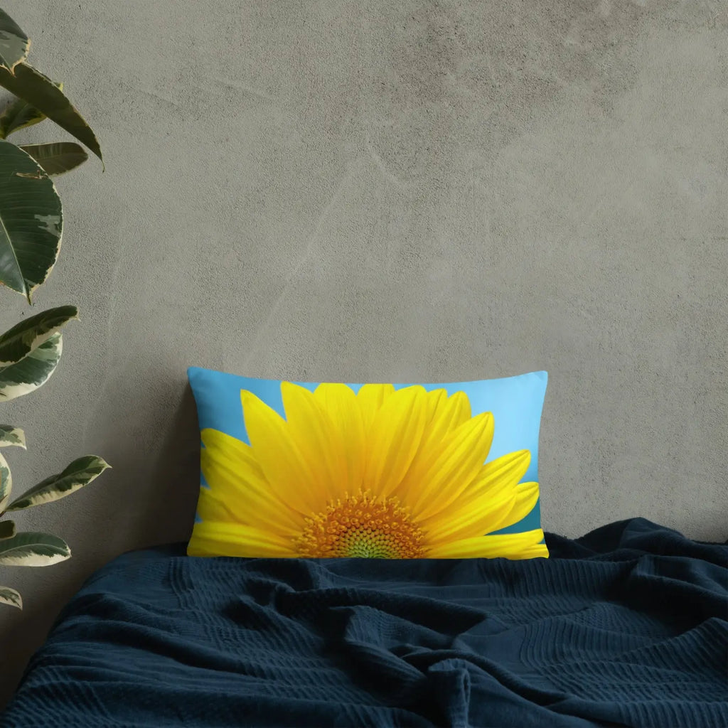 Sunflower Throw Pillow - Insert Included Shape Retaining - DipaliZ