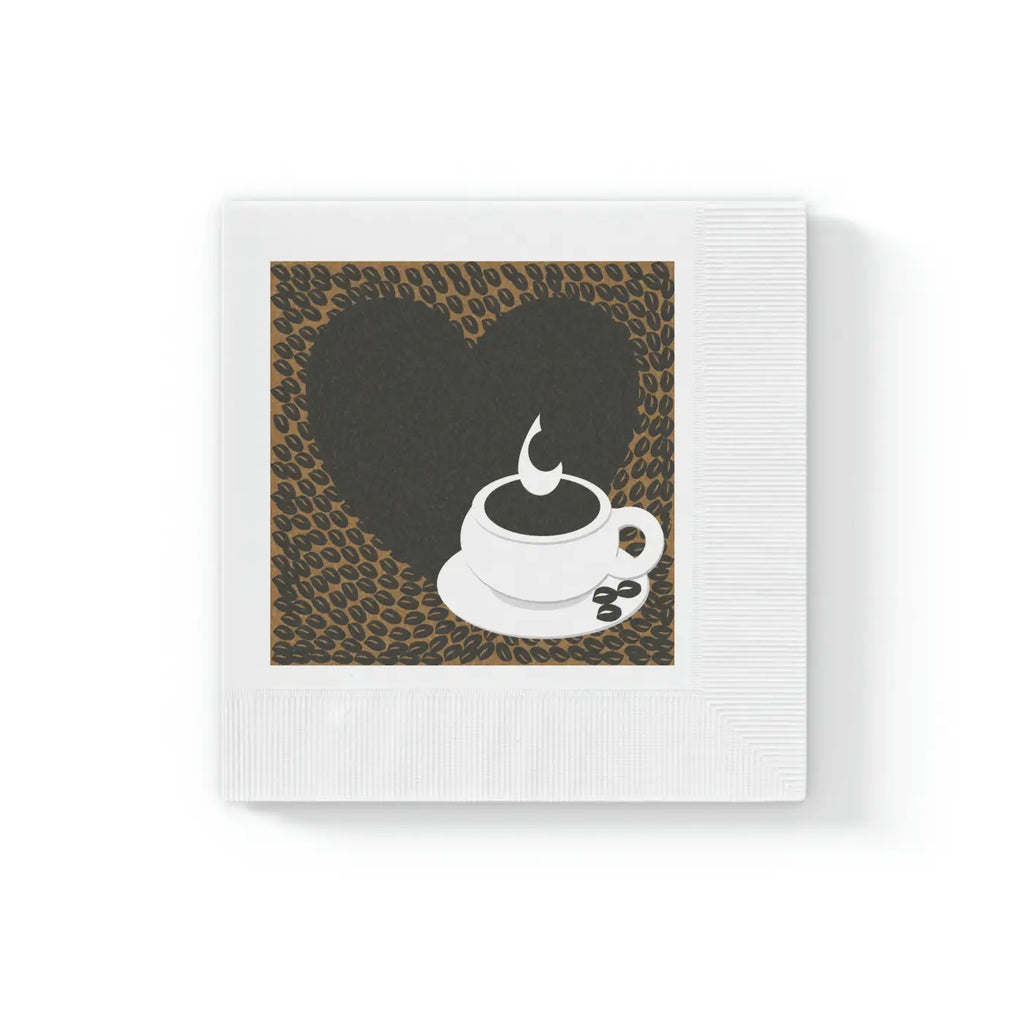 White Coined Napkins - Elegant Party Essential - DipaliZ