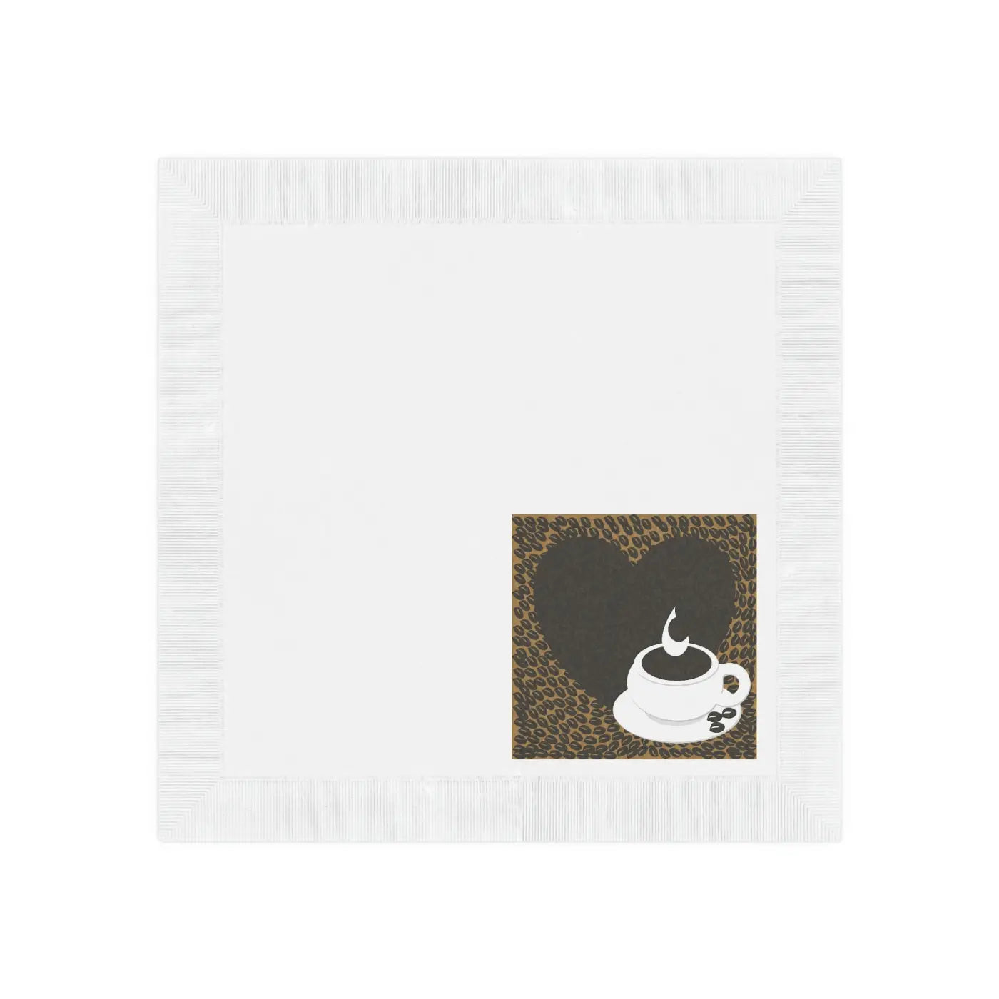 White Coined Napkins - Elegant Party Essential - DipaliZ