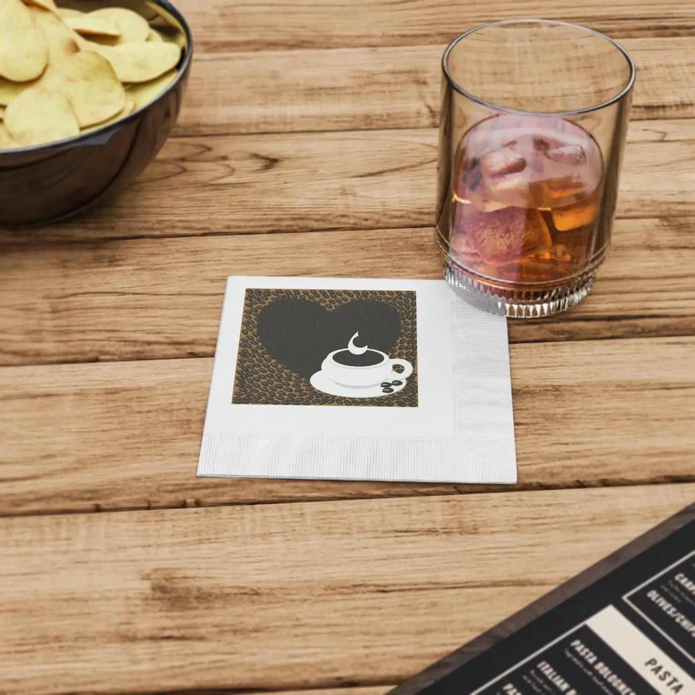 White Coined Napkins - Elegant Party Essential - DipaliZ