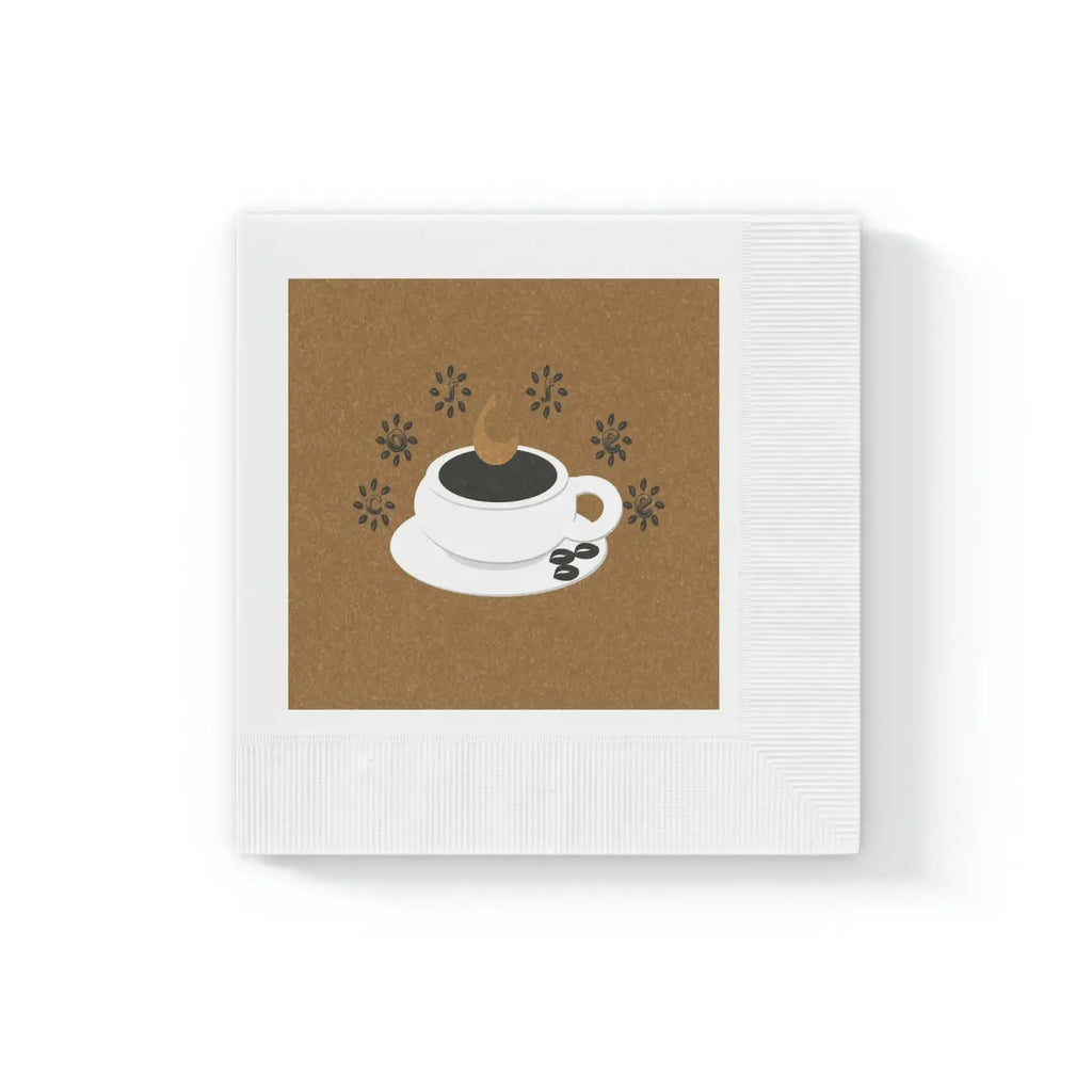 White Coined Napkins - Elegant Table Essentials - DipaliZ