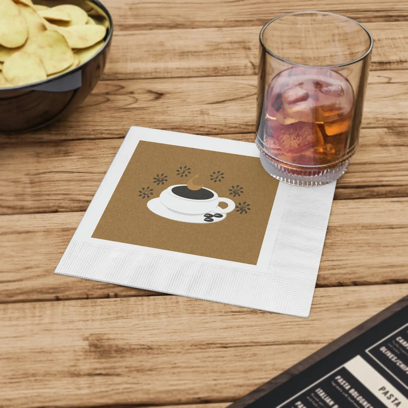 White Coined Napkins - Elegant Table Essentials - DipaliZ