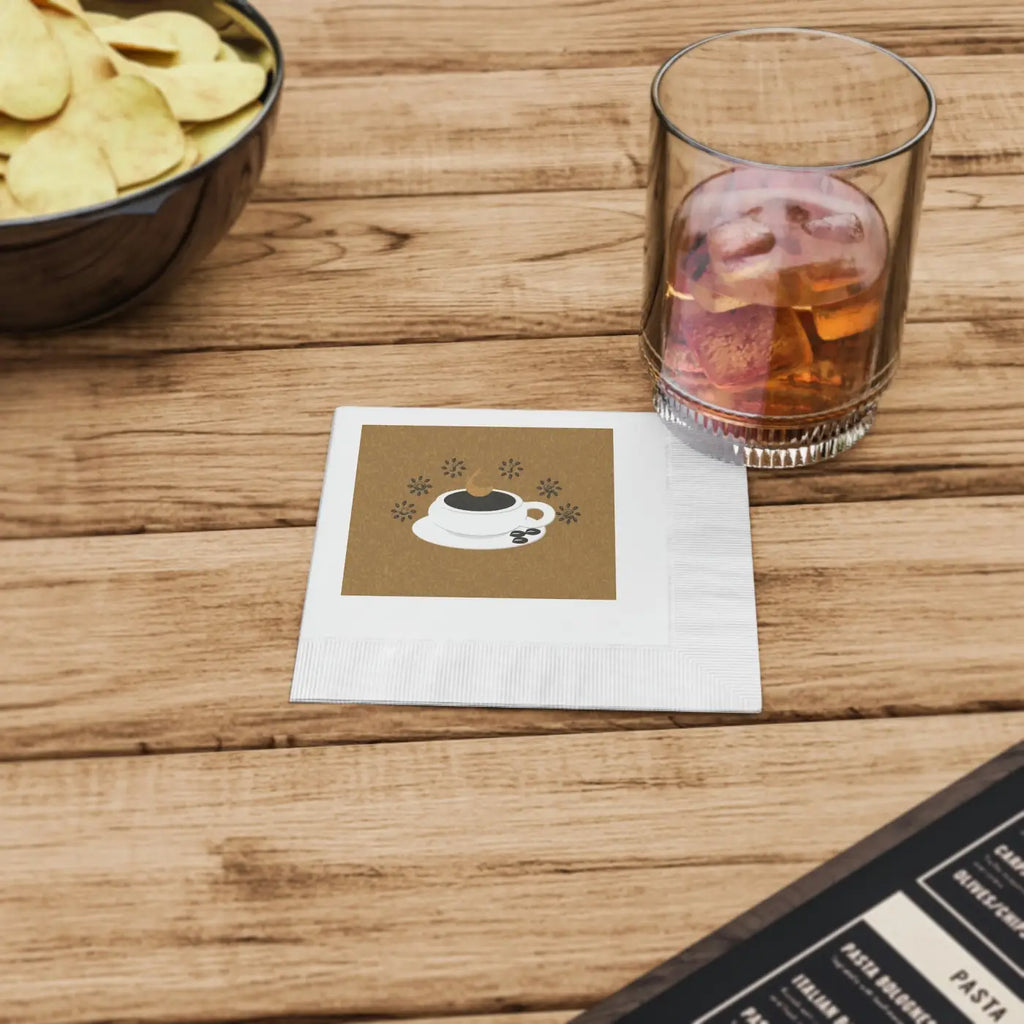 White Coined Napkins - Elegant Table Essentials - DipaliZ