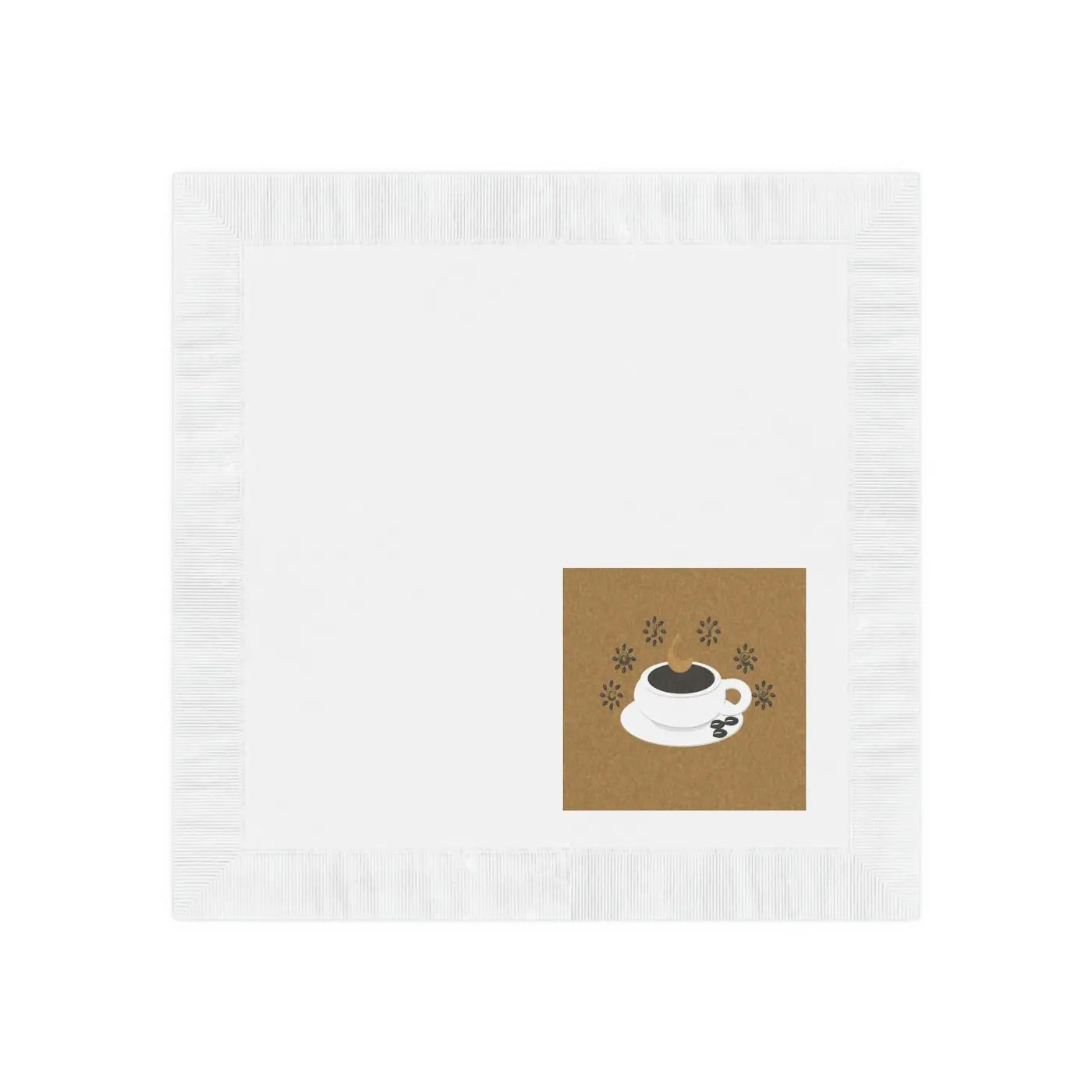 White Coined Napkins - Elegant Table Essentials - DipaliZ