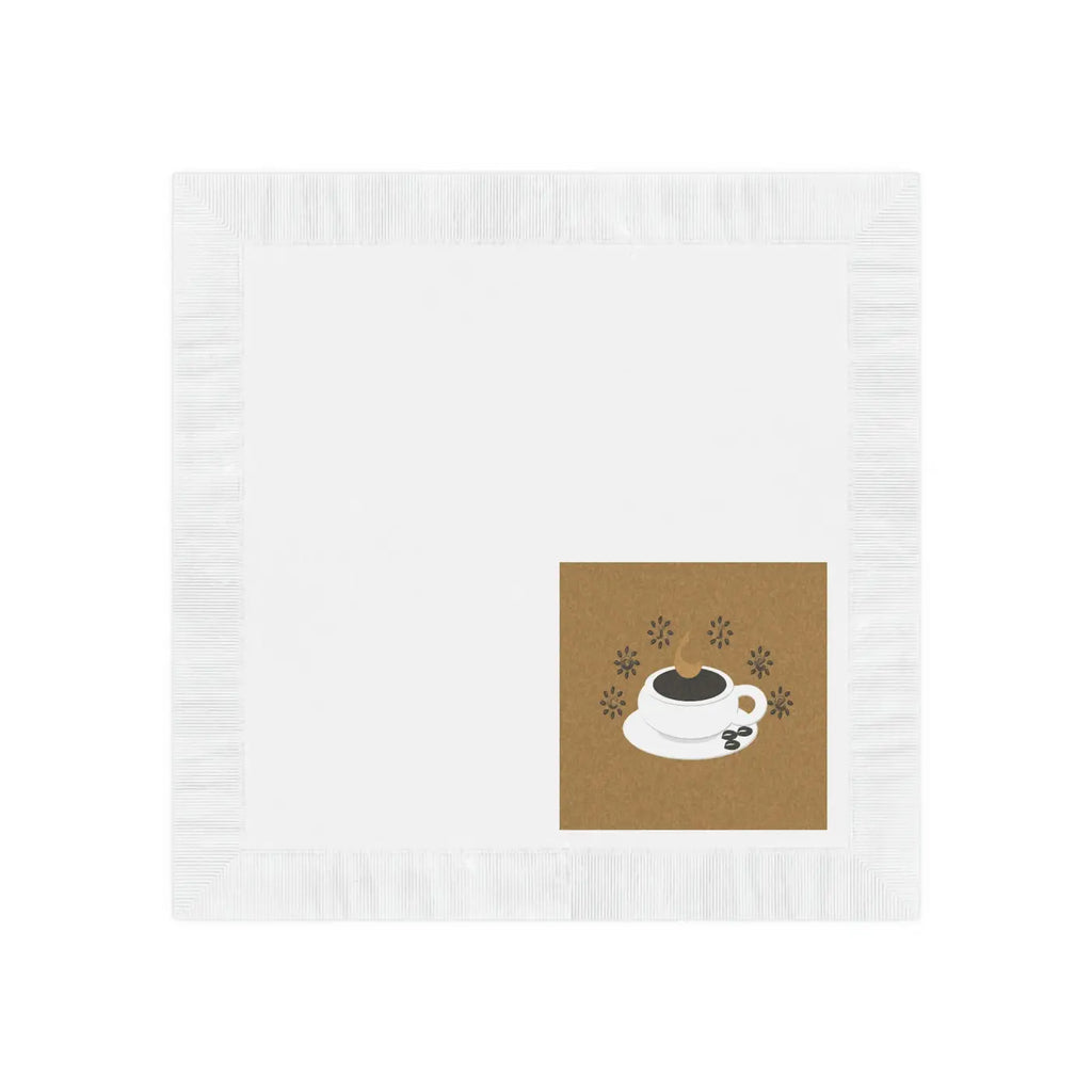 White Coined Napkins - Elegant Table Essentials - DipaliZ