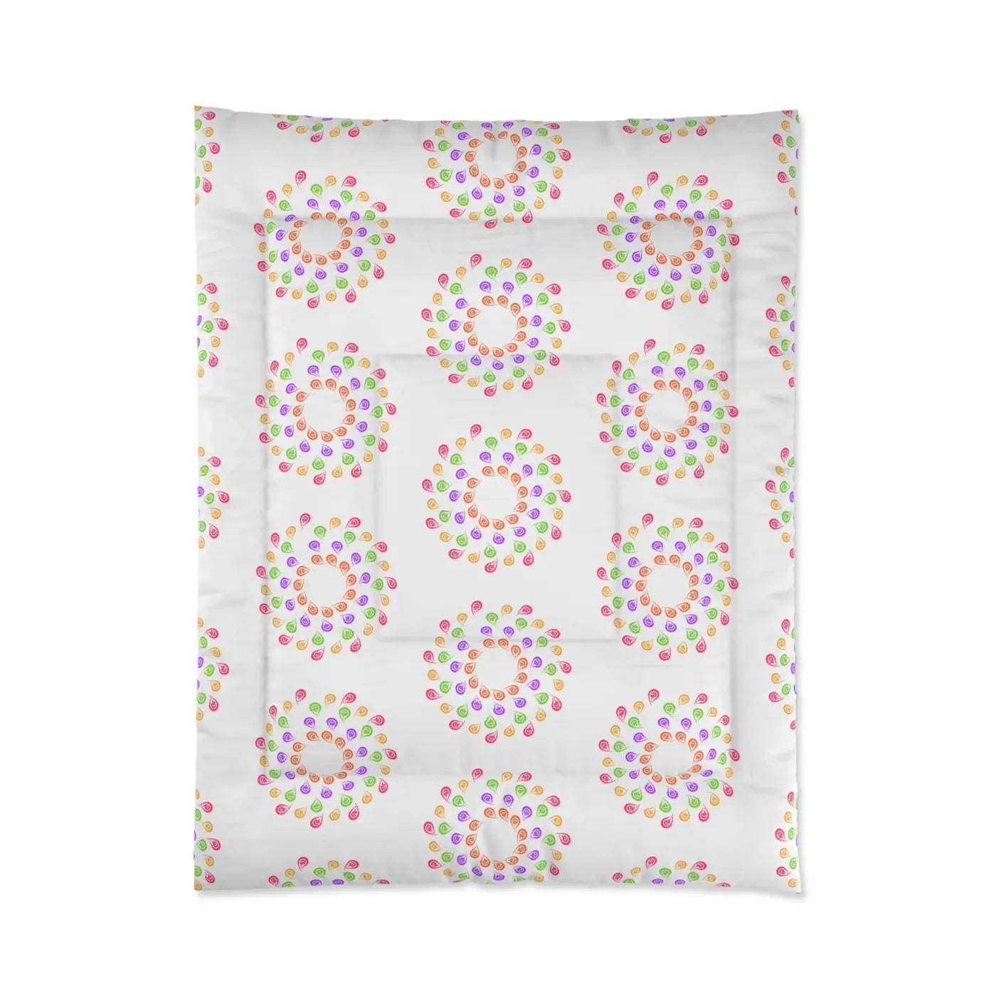 Colorful Abstract Pattern Bedding Set - Bold Design - DipaliZ