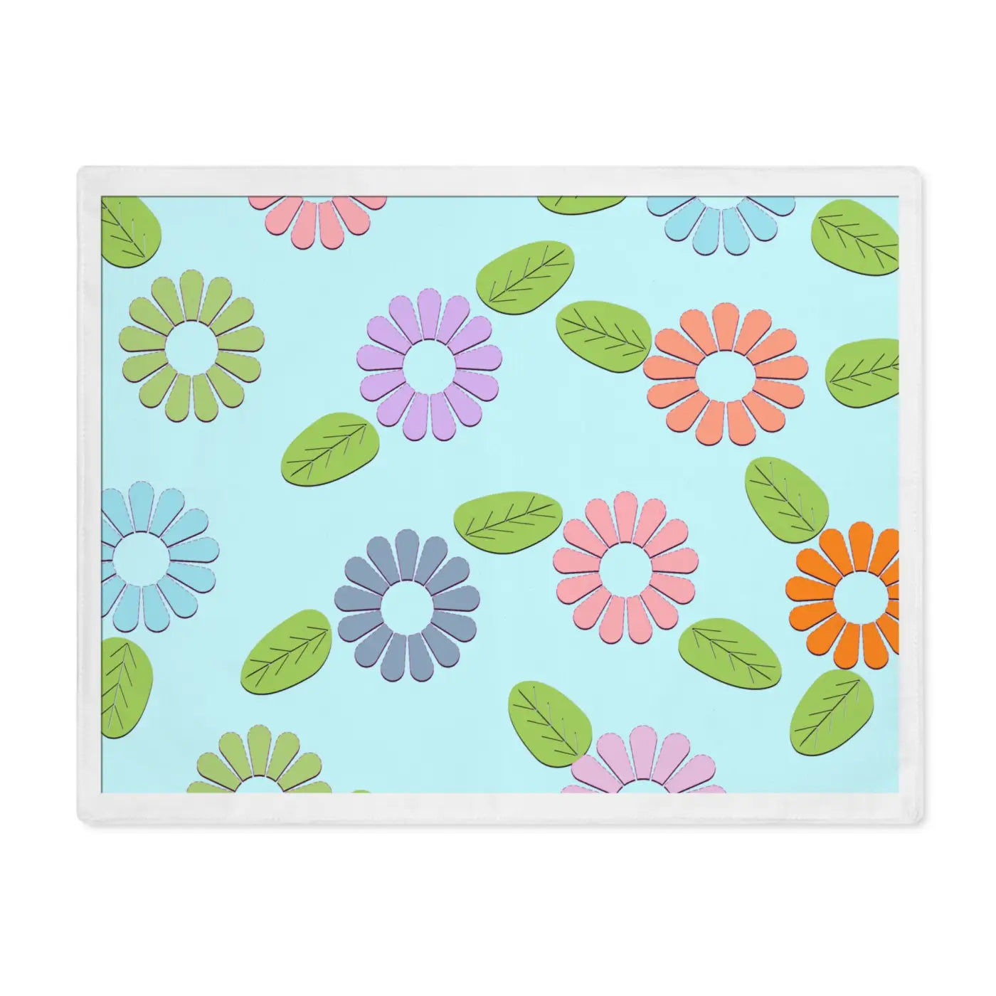 Colorful Flowers Cloth Placemat - Vibrant Dining Decor - DipaliZ