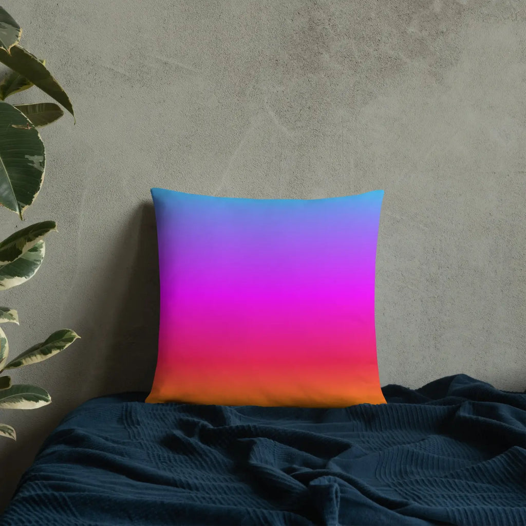 Colorful Petals Throw Pillow - Home Decor Accent - DipaliZ