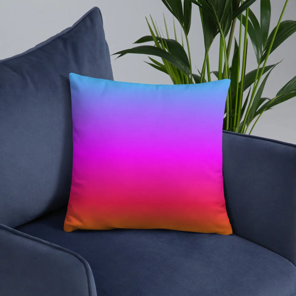 Colorful Petals Throw Pillow - Home Decor Accent - DipaliZ