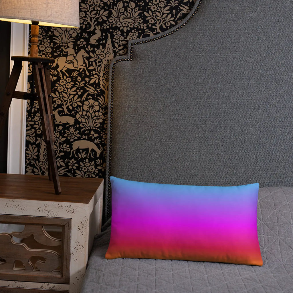 Colorful Petals Throw Pillow - Home Decor Accent - DipaliZ