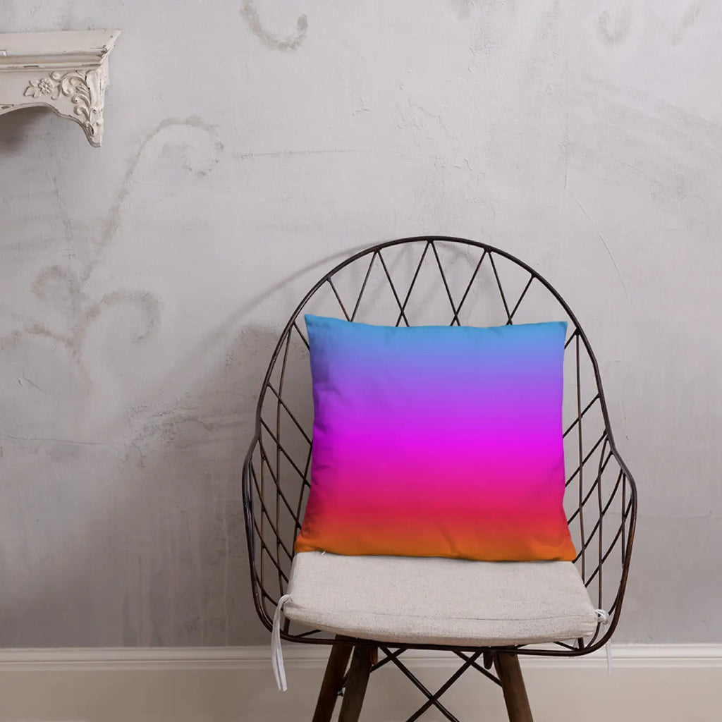 Colorful Petals Throw Pillow - Home Decor Accent - DipaliZ