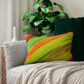 Vibrant Striped Spun Polyester Lumbar Pillow - Home Decor - DipaliZ