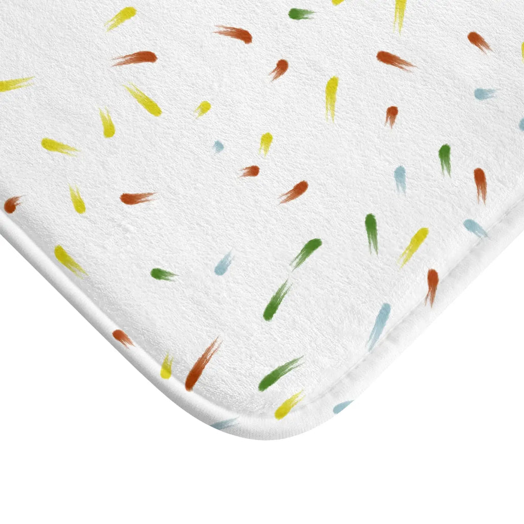 Bath Mat - Abstract Confetti Non-Slip Design - DipaliZ