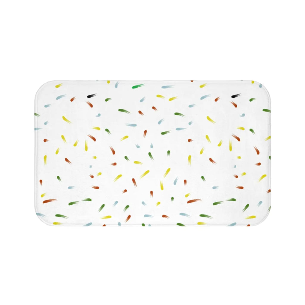 Bath Mat - Abstract Confetti Non-Slip Design - DipaliZ