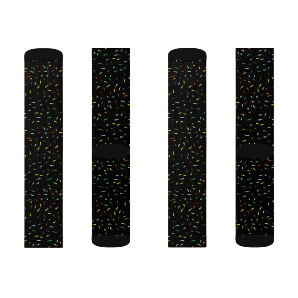 Confetti Sublimation Socks - Polyester Comfort Style - DipaliZ