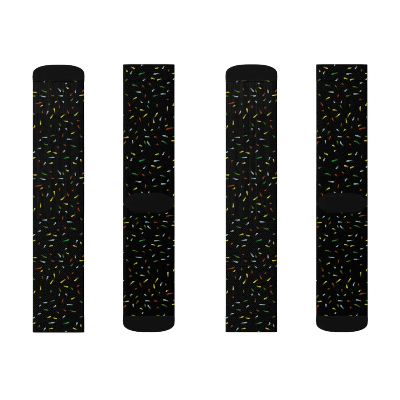 Confetti Sublimation Socks - Polyester Comfort Style - DipaliZ