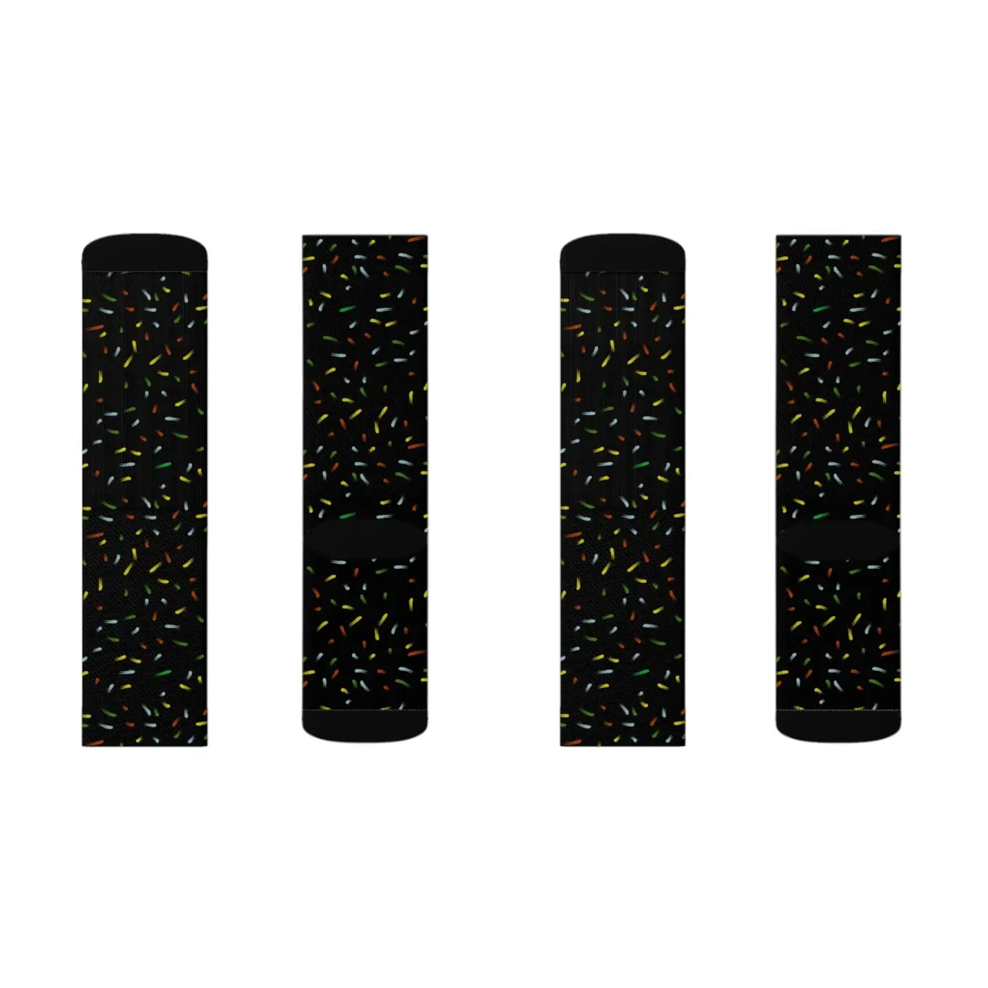 Confetti Sublimation Socks - Polyester Comfort Style - DipaliZ