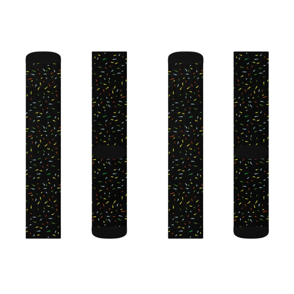 Confetti Sublimation Socks - Polyester Comfort Style - DipaliZ