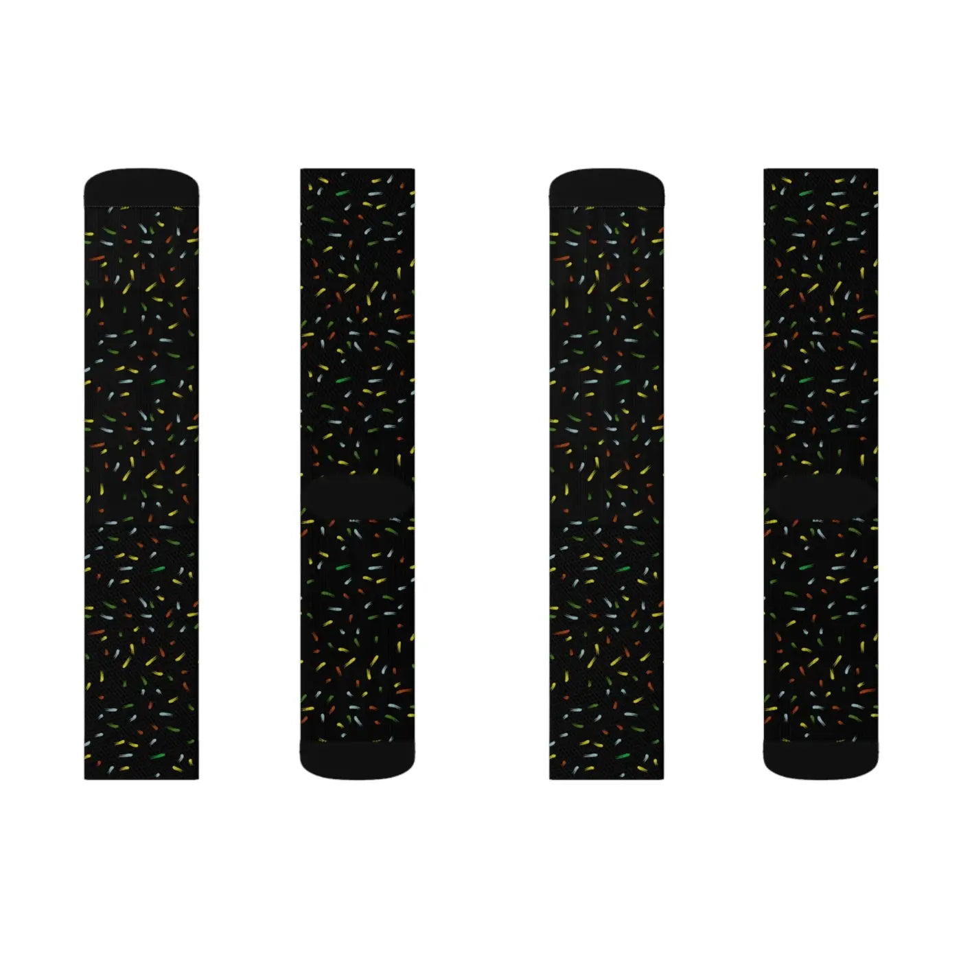 Confetti Sublimation Socks - Polyester Comfort Style - DipaliZ