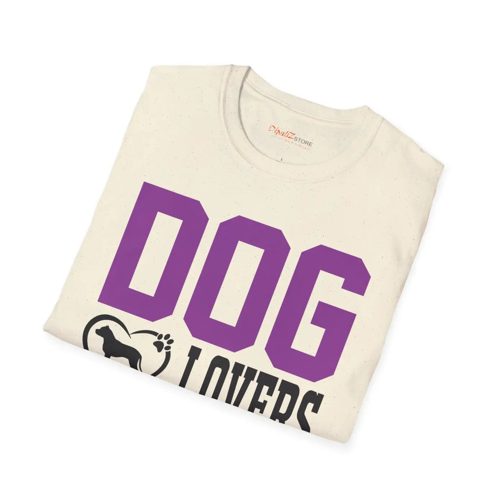 Dog Lovers T-Shirt - Eco-Friendly Gift for Pet Fans - DipaliZ