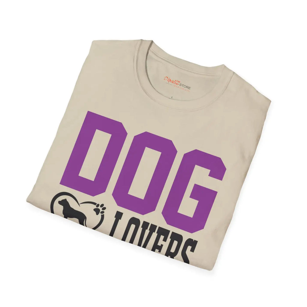 Dog Lovers T-Shirt - Eco-Friendly Gift for Pet Fans - DipaliZ