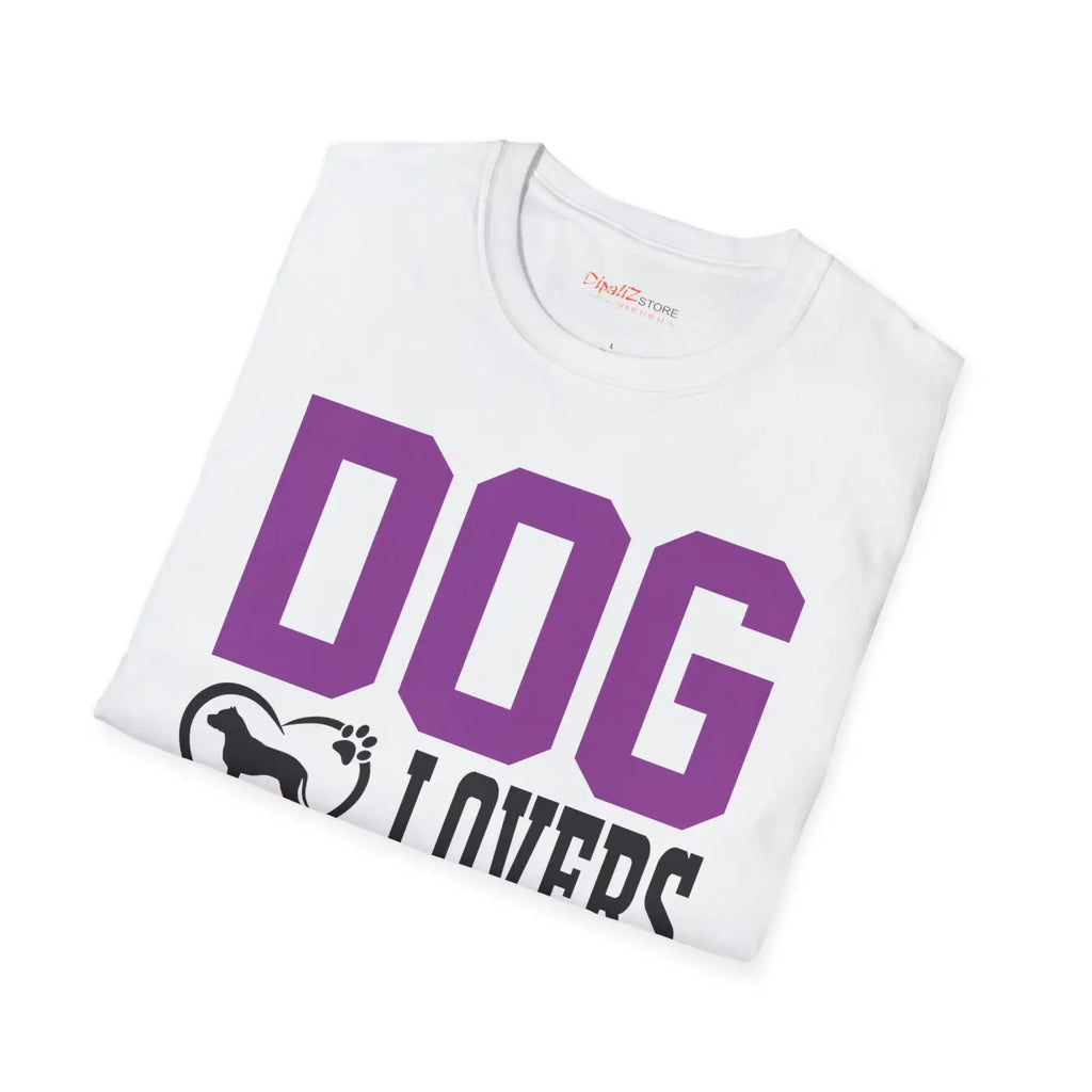 Dog Lovers T-Shirt - Eco-Friendly Gift for Pet Fans - DipaliZ