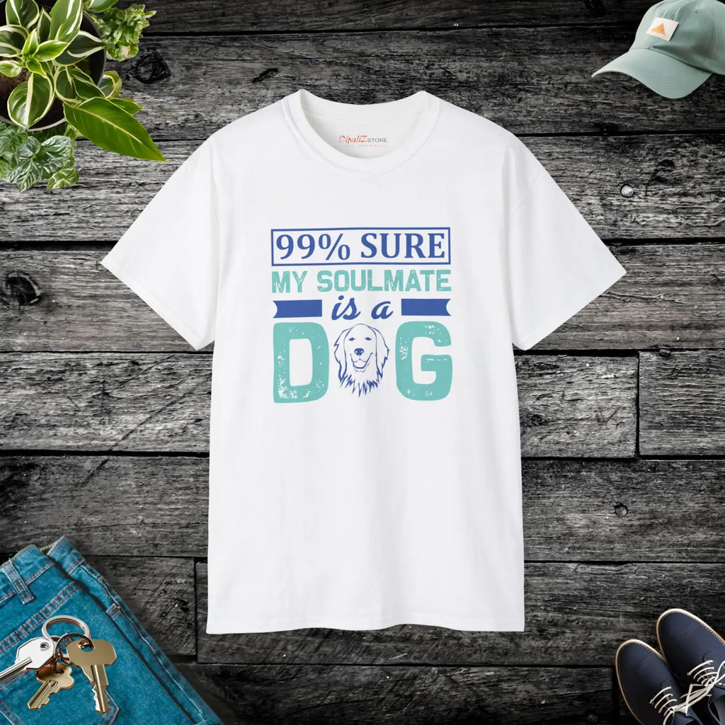 Dog Soulmate T-Shirt - Eco-Friendly Gift for Dog Lovers - DipaliZ