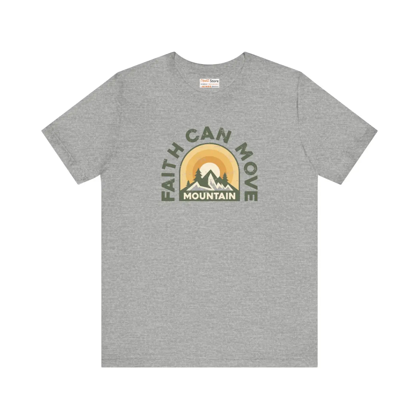 Faith Can Move Mountains T-Shirt - Unisex Soft Cotton - DipaliZ