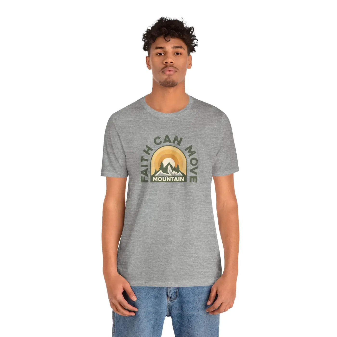 Faith Can Move Mountains T-Shirt - Unisex Soft Cotton - DipaliZ