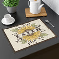 Faith Sunflower Placemat - Idigitalstock Table Decor - DipaliZ