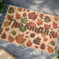 Autumn Leaves Doormat - Tufted Coir - DipaliZ