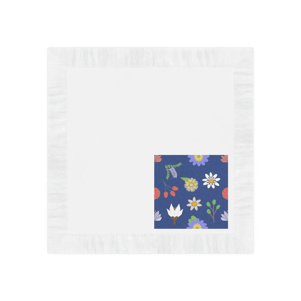 White Coined Napkins - Elegant Party Essential - DipaliZ