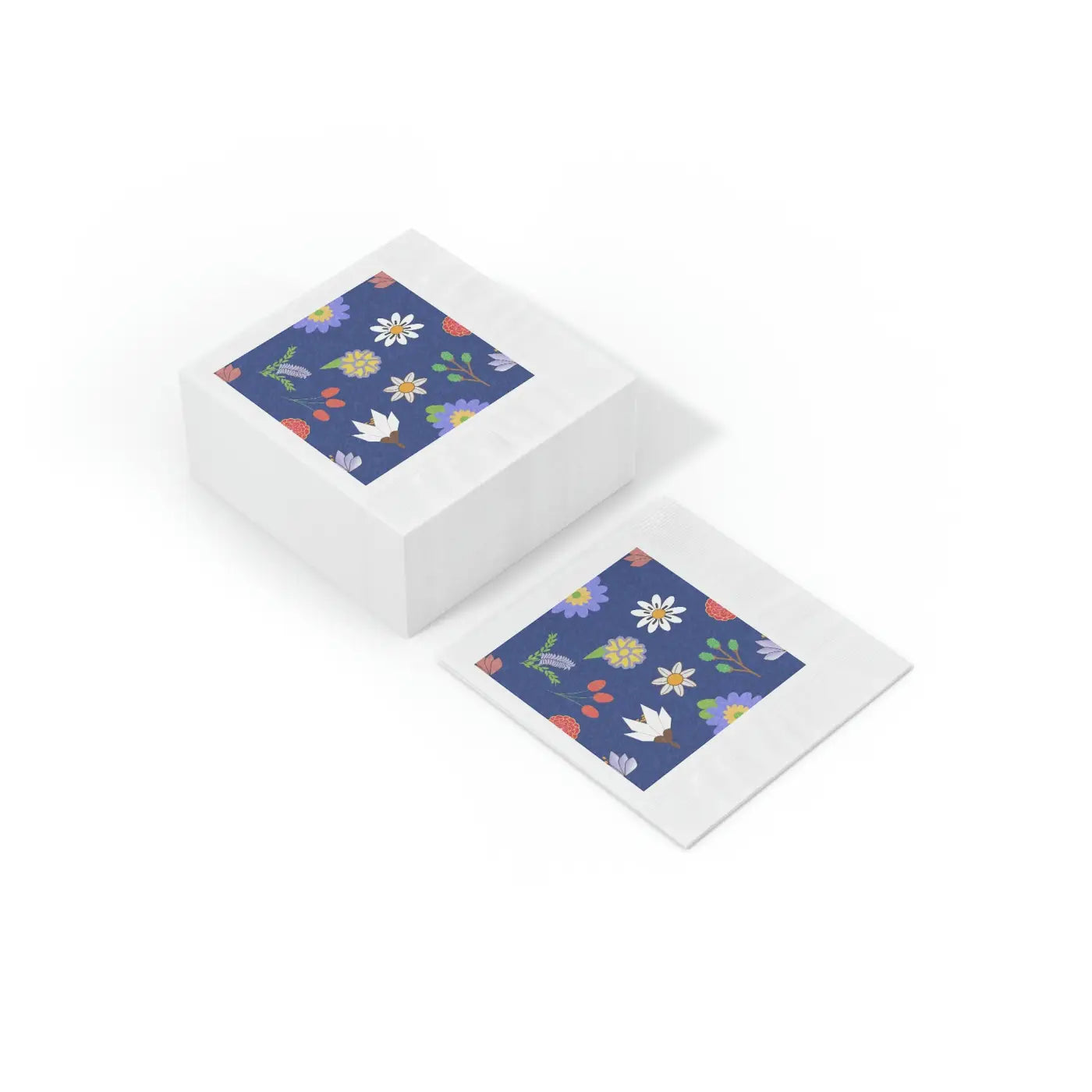 White Coined Napkins - Elegant Party Essential - DipaliZ