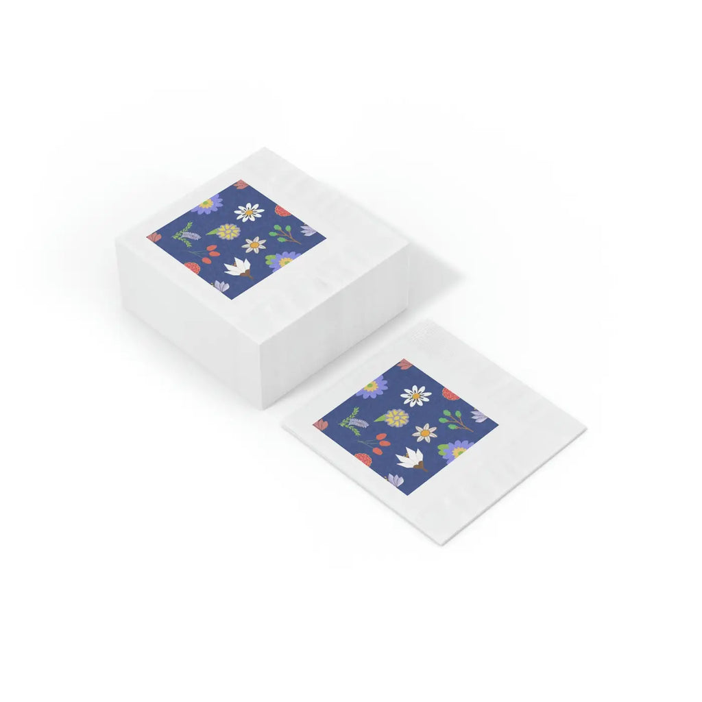 White Coined Napkins - Elegant Party Essential - DipaliZ