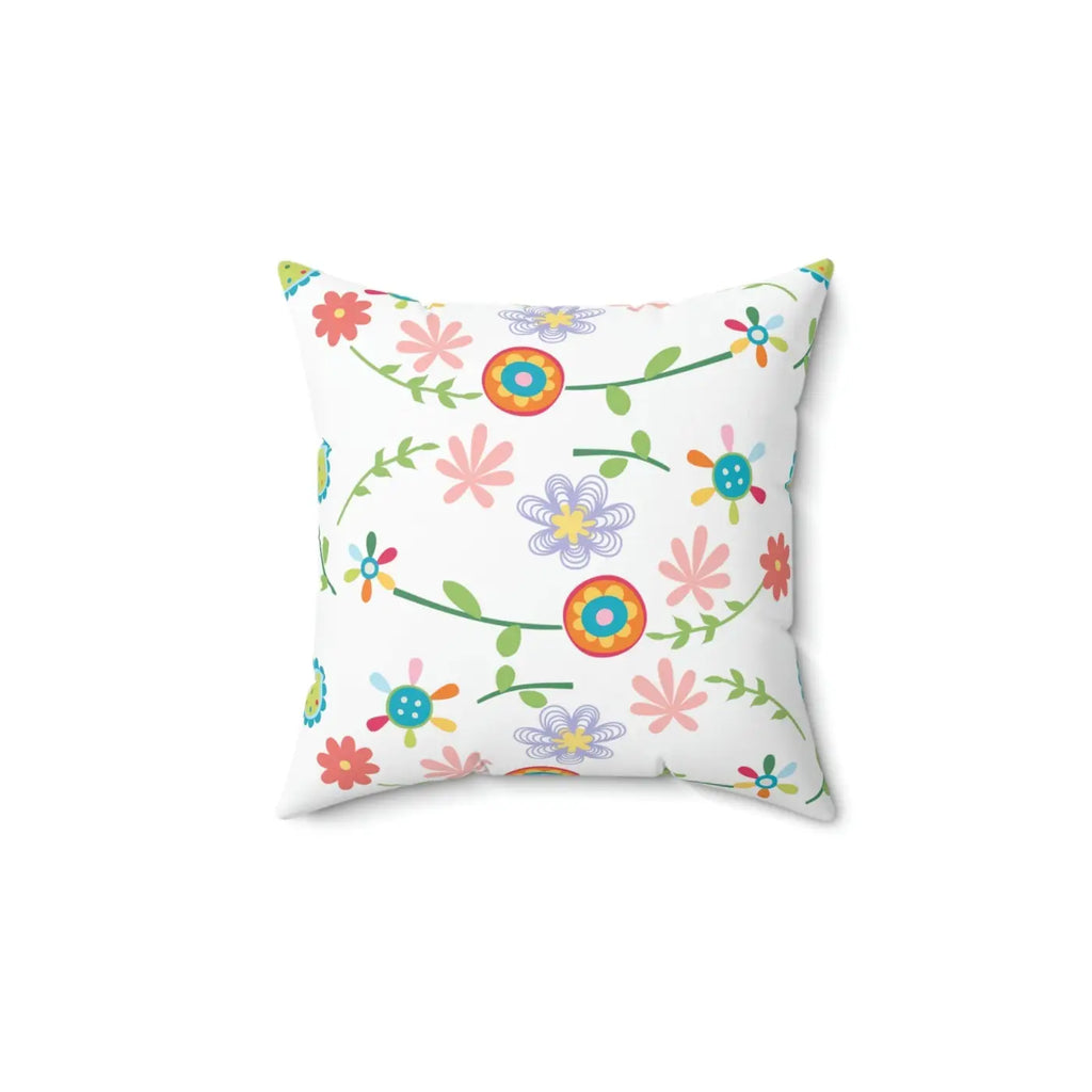 Spun Polyester Square Pillow - Bold Color and Comfort - DipaliZ