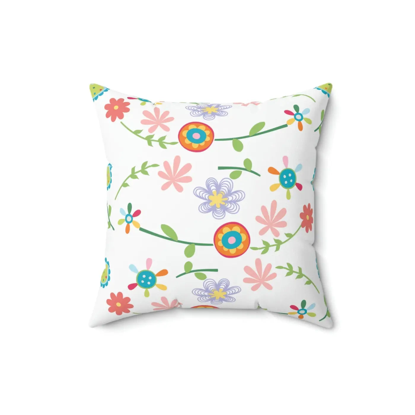 Spun Polyester Square Pillow - Bold Color and Comfort - DipaliZ
