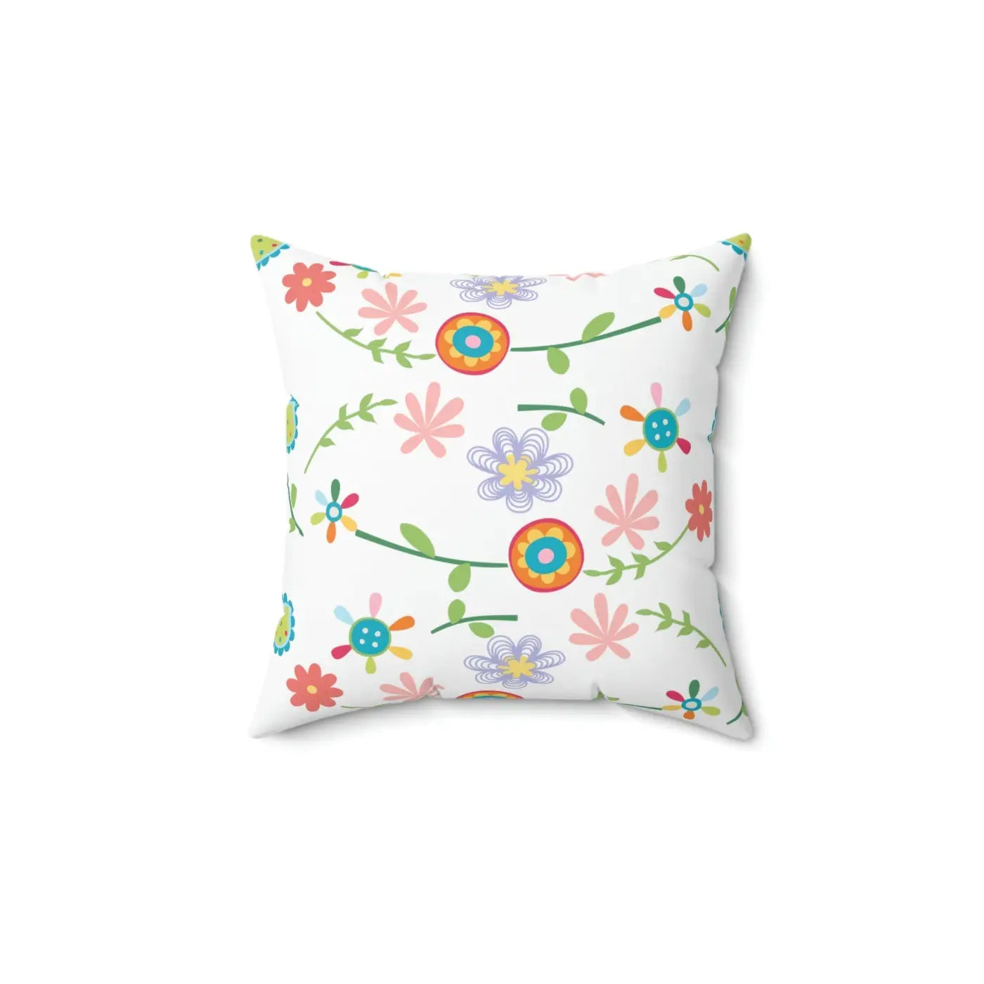 Spun Polyester Square Pillow - Bold Color and Comfort - DipaliZ