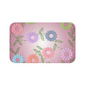 Pink Bath Mat - Floral Pattern Comfort Design - DipaliZ