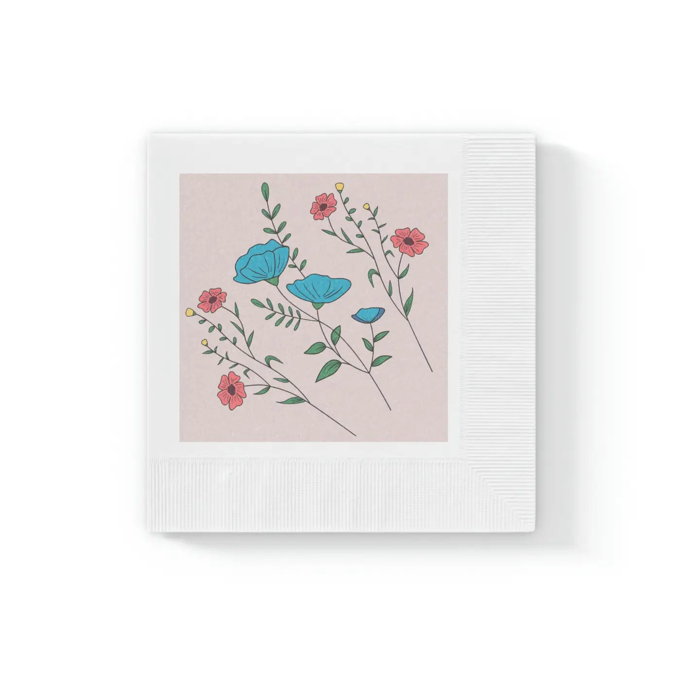White Coined Napkins - Elegant Table Essentials - DipaliZ