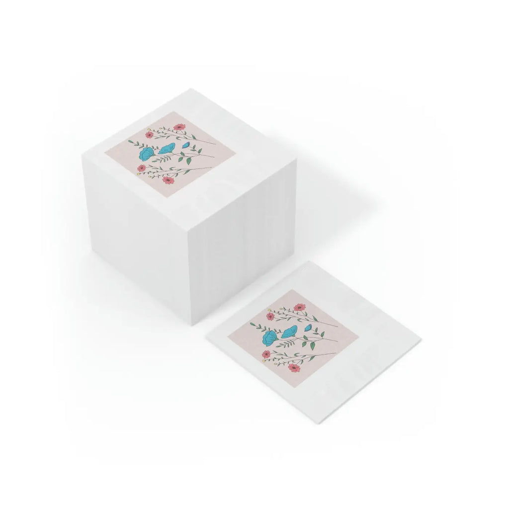 White Coined Napkins - Elegant Table Essentials - DipaliZ