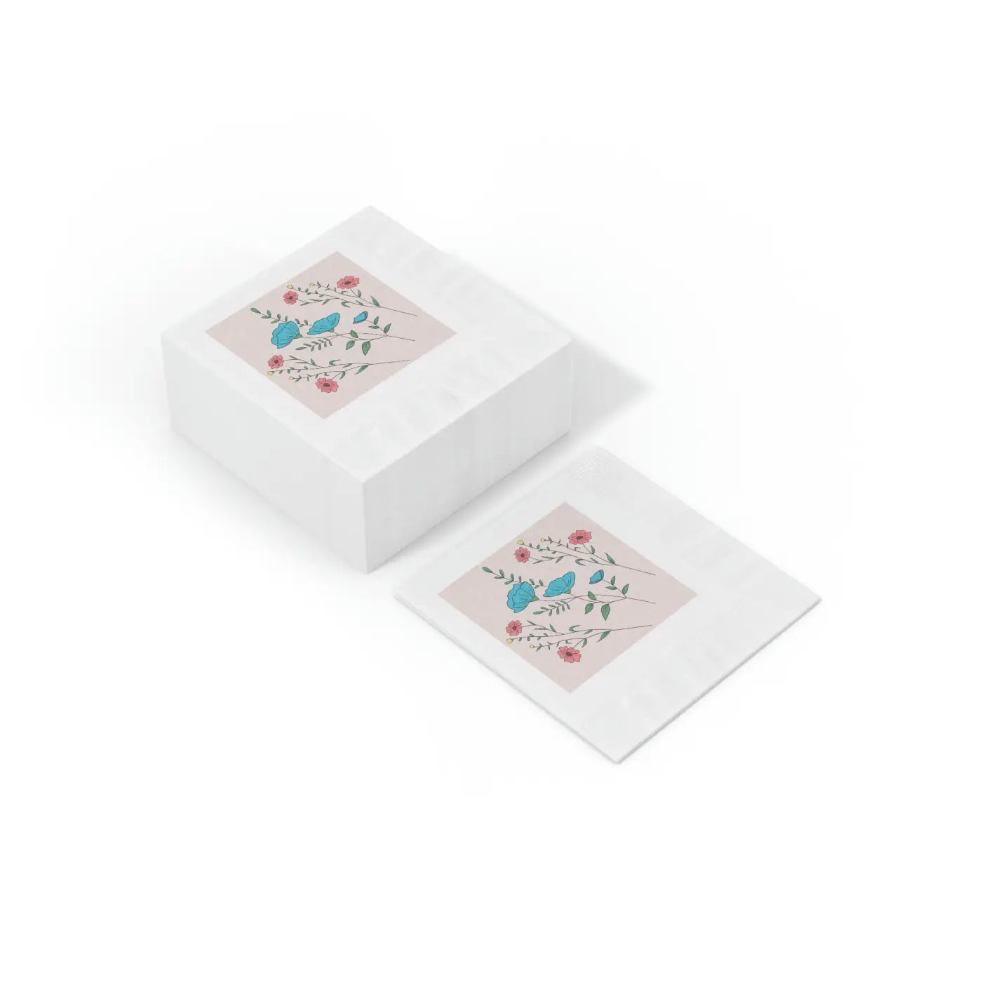 White Coined Napkins - Elegant Table Essentials - DipaliZ