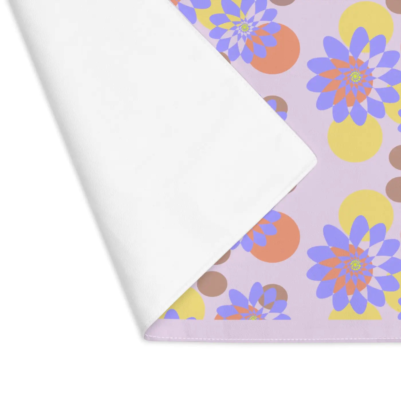 Floral Purple Placemat - Vibrant Dining Table Decor - DipaliZ