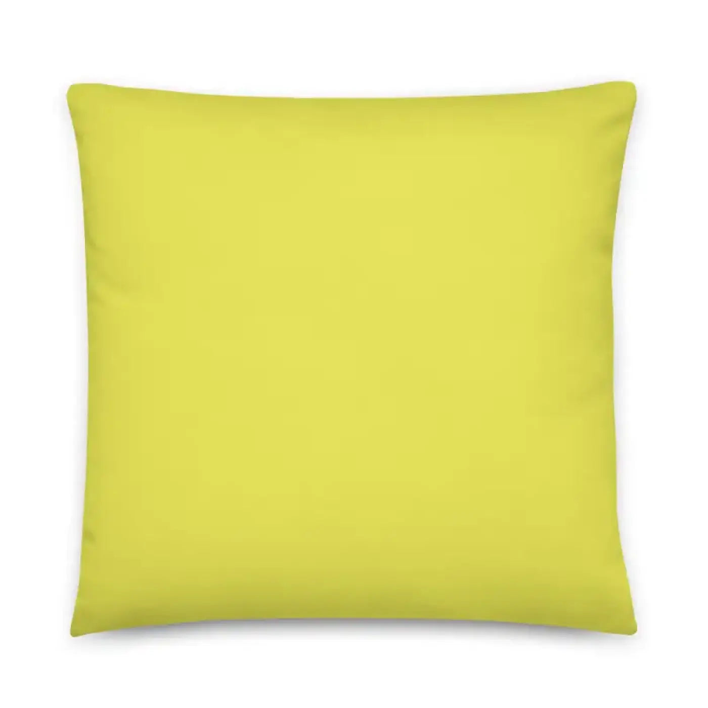 Floral Print Pillow - Yellow Throw Pillow for Home Decor - DipaliZ