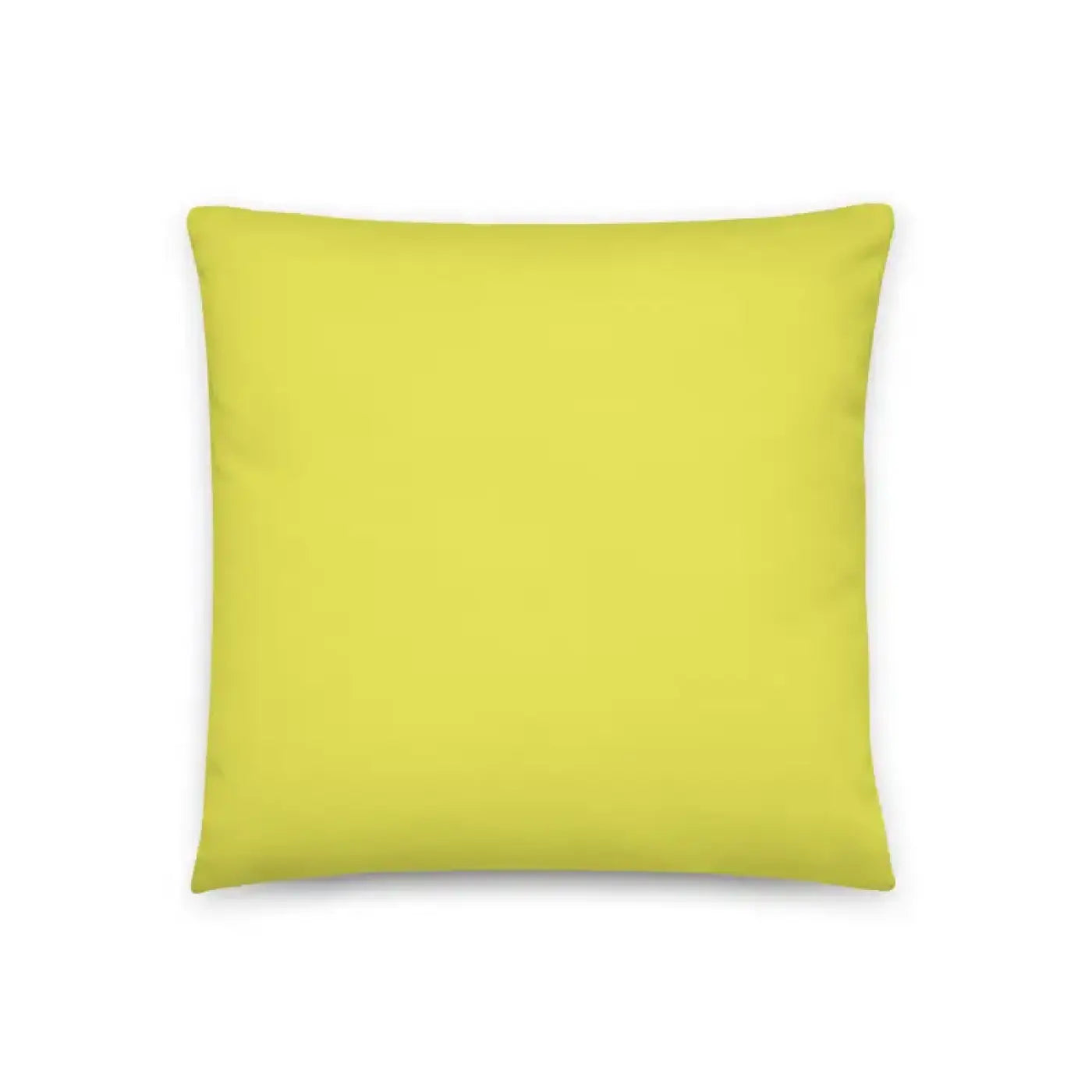 Floral Print Pillow - Yellow Throw Pillow for Home Decor - DipaliZ