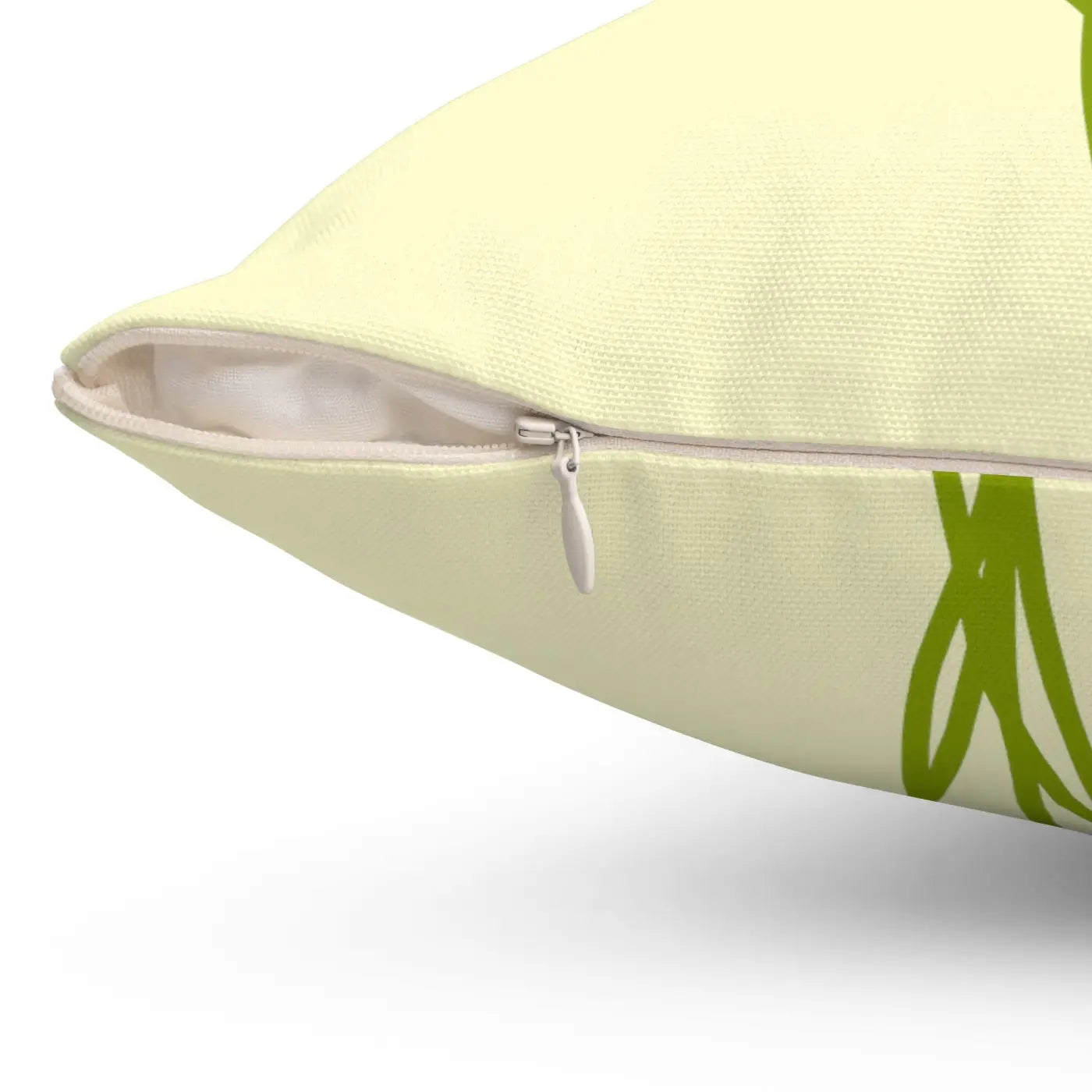 Vibrant Flower Bunch Square Throw Pillow - Polyester - DipaliZ