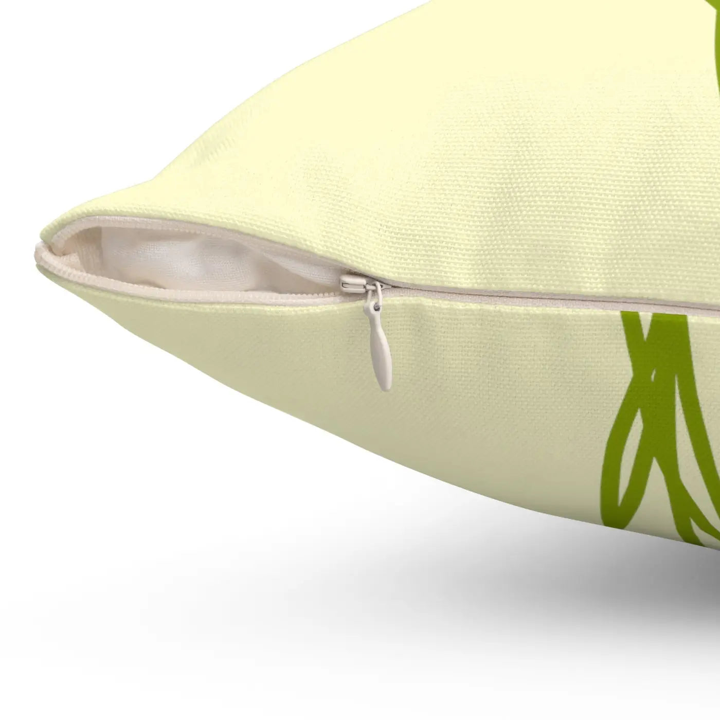 Vibrant Flower Bunch Square Throw Pillow - Polyester - DipaliZ